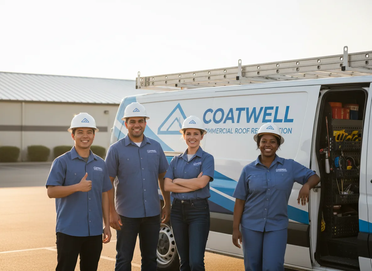 Commercial roof coating company in Bardolph, IL